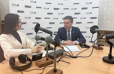 Михаил Лисин дал интервью ведущей программы на «Радио России. Пенза»